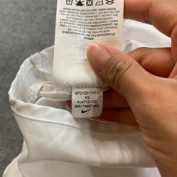 Nike Shorts Womens XS Extra Small White Dri Fit Tempo Brief Lined 3.5 In Running - Picture 9 of 12